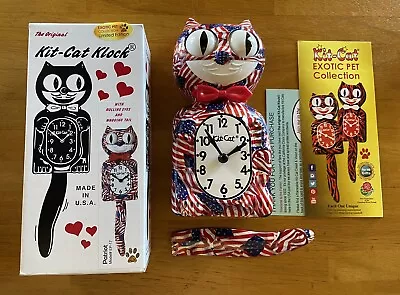 Limited Edition “Patriot” KIT-CAT KLOCK EP-17 - Wall Clock BRAND NEW UNOPENED • $269.99