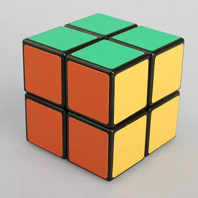 Magic Cube 2x2x2 PVC Black Super Smooth Speed Cube 2 Layers 2x2  • $15.20