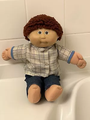 Vintage 1982 Cabbage Patch Kid Doll/outfit-auburn Hair/brown Eyes/ Hm 1 • $20