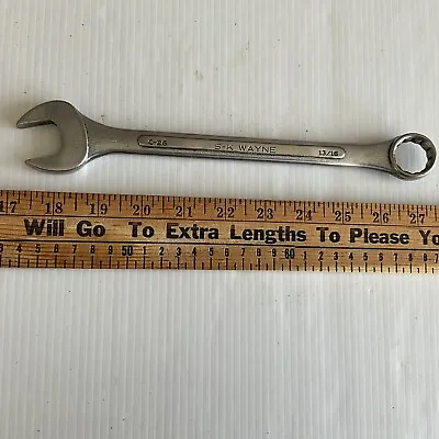 S-K Tools C-26 13/16  In. Alloy 12 Point Combination Wrench Made In USA • $6.99