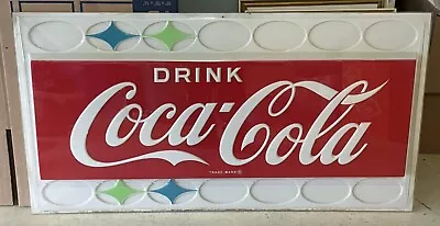 Vintage Coca Cola Coke Sign Store Rare Plastic Original 42”x 22” • $49.99