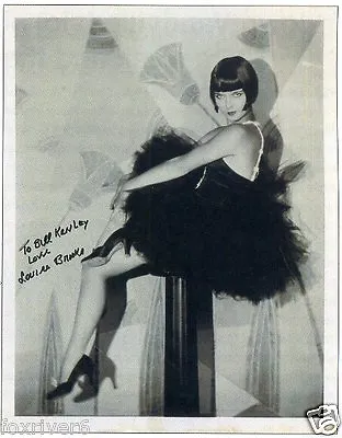 LOUISE BROOKS Signed Photograph - Film Star Actress - Preprint • £5.99