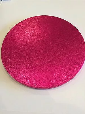 Round Cake Drum Boards Hot Pink Cake Board • £6.96