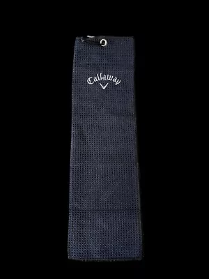 Callaway Golf Folded Towel 19” X 12” Dark Blue • £12.99