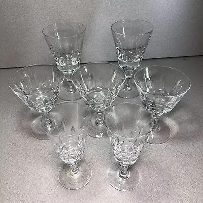 7 Vintage Fostoria American Cordial/WineStem Glasses • $29.99