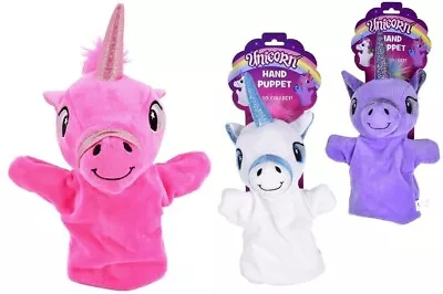 Unicorn Hand Puppet - Childrens Glove Puppet Imagination Fun Magical Play NEW UK • £9.99
