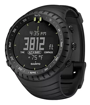 SUUNTO Core All Black SS014279010 Military Men's Outdoor Sports Watch New Japan • $233.04