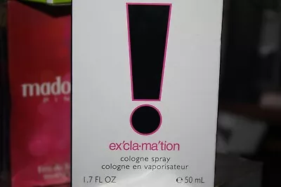 Coty Exclamation Eau De Cologne Spray 50ml For Women B/n • £11.99