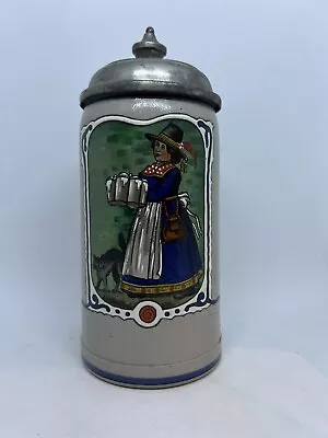 German Beer Stein Gruss Aus Munchen 1 Liter Antique • $100