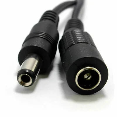 £3.79 • Buy DC Power Supply 12V Extension Cable Wire CCTV Security Cameras/DVR PSU Lead Plug