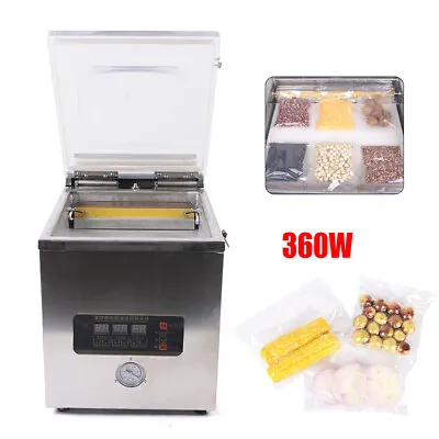 Food Meat Chamber Vacuum Sealer Electric Sealer Vacuum Packing Machine 360W • $288.80