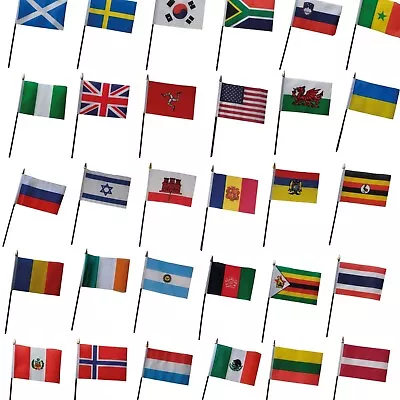 Table Desk Top Flag All Countries No Base Huge Choice FREE UK Delivery! • £3.99