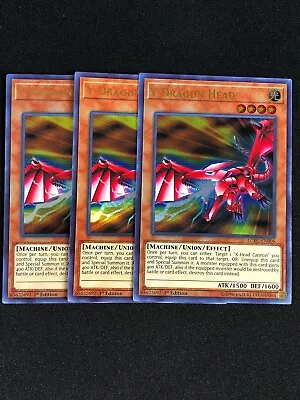 Yugioh Y Dragon Head Lckc-en006 1st Ultra X3 • $8.75