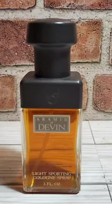 ARAMIS DEVIN 3 Oz / 90 Ml Country Cologne Spray NWOB Vintage RARE • $89.99