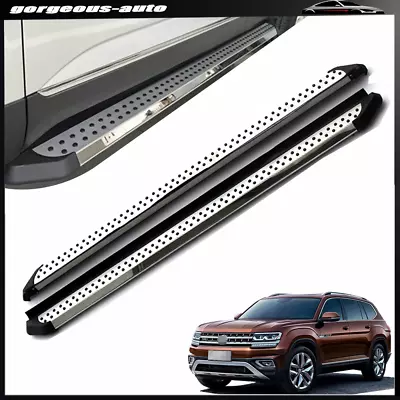 Running Boards Side Steps Pedals Nerf Bar Fits For VW Atlas Teramont 2018-2023 • $309