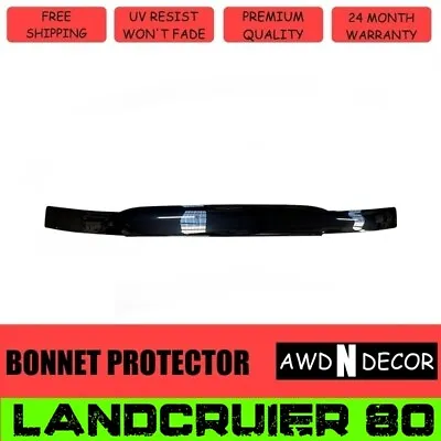 Bonnet Protector For Toyota Landcruiser 80 Series Tinted Guard • $87.99