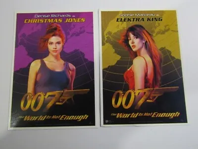 James Bond 007 Postcards Bond Ladies 1999 The World Is Not Enough • £3.99