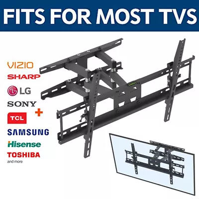 TV Wall Bracket 32 37 40 42 46 48 50 52 55 58 60 65 70 Inch LED LCD Full Motion • £24.99