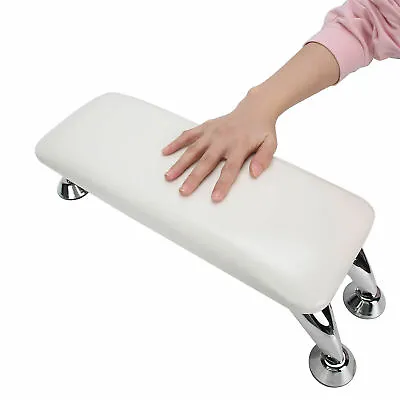 Nail Art Beauty Hand Holder Cushion Pillow Arm Rest Table Support Manicure White • £16.99