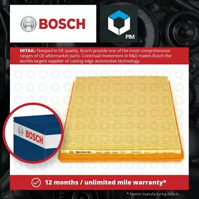 Air Filter 1457433007 Bosch 25062434 25062467 90351529 90351530 90443101 S3007 • £8.57