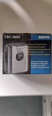 £15 • Buy Sanyo TRC-860C Talk Book Compact Cassette Tape Dictaphone Voice Recorder. 
