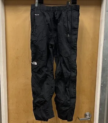 The North Face Mens L Black Hyvent DT Venture Side Zip Pants Nylon Outdoor Ski • $34.95