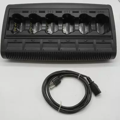 Motorola WPLN4121BR 6 Slot MultiUnit Charger With Plug XTS1500 XTS2500 XTS3500 • $99.99