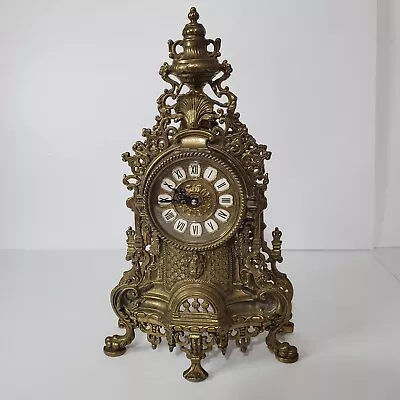 Imperial Italian Franz Hermle Vintage German Brass Mantle Clock Works Antique  • $499.99