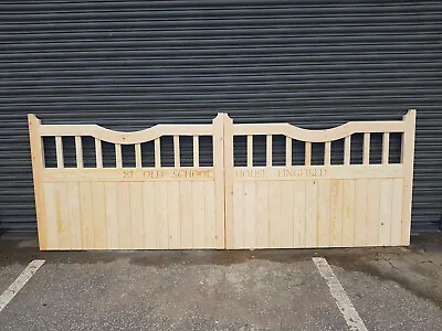 Wooden Garden Gate - Elmhirst Type 1 Driveway Design • £912.11
