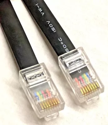 Cisco Console Replacement Rollover Cable Rj45 RJ45  M/M 7' 7ft -  72-1259-01  • $5.50