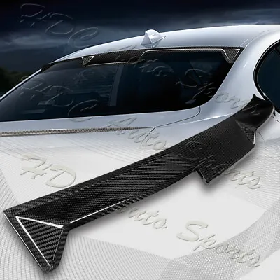 For 2011-2016 BMW 5-Series M5 F10 V-Style Carbon Fiber Rear Roof Spoiler Wing • $145.99