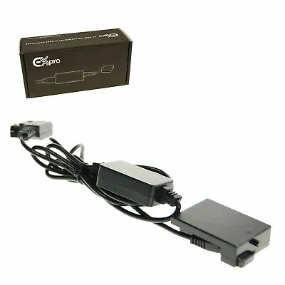 Ex-Pro D-TAP To DR-E8 LP-E8 DC Battery Coupler Cable For Canon EOS 550D 600D • £14.92