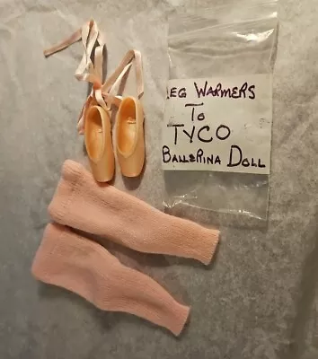 Vintage TYCO MY PRETTY BALLERINA BALLERINA SHOES & Leg Warmers ONLY • $12.75