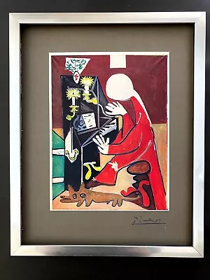 $149 • Buy Pablo Picasso+ Original 1969 + Signed + Hand Tipped Color Plate + Framed