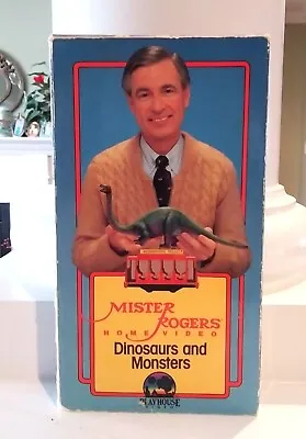 HTF Playhouse Video - Mister Rogers Neighborhood - Dinosaurs And Monsters - VHS • $29.99