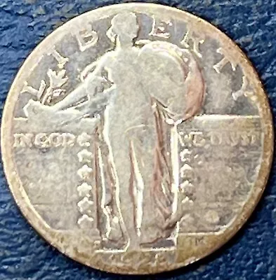 1928 S Standing Liberty Quarter Well Circulated 0318-38 • $1.25