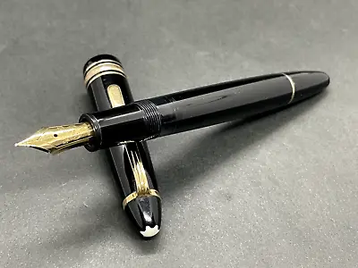 [Chipped] MONTBLANC MEISTERSTUCK 146 Vintage 18C 750 Gold Nib/F • $330