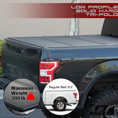 For 2015-2023 Ford F150 6.5'/78  Bed Lo Pro Aluminum Hard Tri Fold Tonneau Cover • $519