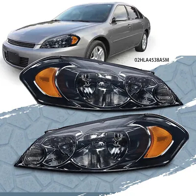 Headlights Fit For 06-13 Chevy Impala/06-07 Monte Carlo Amber Corner Smoke Lens • $75.96