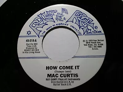 Mac Curtis How Come It Record 45 Excellent  • $6