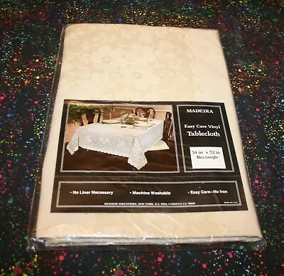 Madeira Easy Care Vinyl Tablecloth 54 In X 72 In Rectangle • $15.90