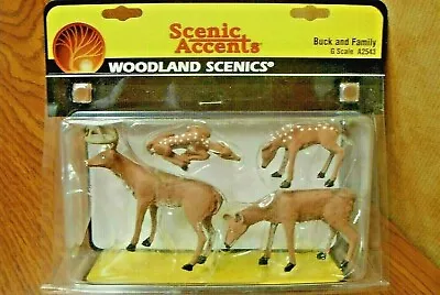 WOODLAND SCENICS BUCK And FAMILY  G SCALE FIGURES • $34.95