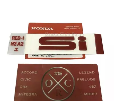$19.91 • Buy New OEM 88-91 Honda Civic CRX Si Emblem Rear USDM 89 90 ED7 ED9 Genuine EF Civic