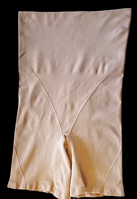 Vtg BERLEI FOUNDATIONS Sz L Hi Waisted Shorts Shapewear Girdle Style U394T Beige • £15.48