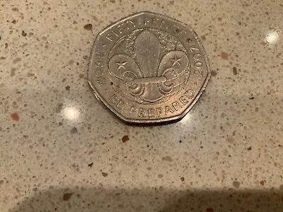 Rare 50p Fifty Pence Coin - Be Prepared 1907-2007 • £4.99