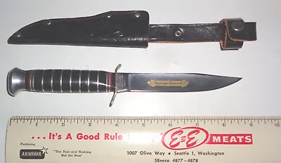 Nos Voos Schlieper Fist Arrows Fixed Blade Sheriff Knife Solingen Germany 13159 • $147.95