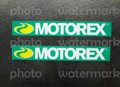 2pc Motorex Oil Sticker Decal Stickers Graphic Adesivi Racing Sponsor Enduro MX • $6.25