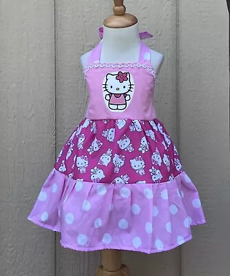 Hello Kitty Pink Strawberry Jumper Girls Dress • $38