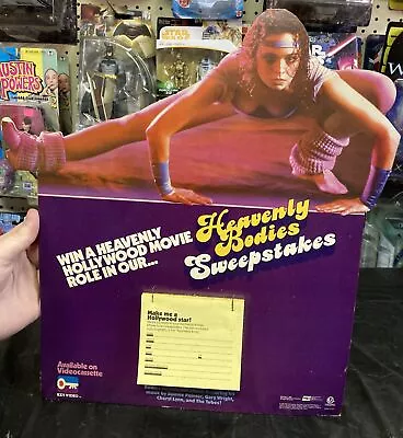 Heavenly Bodies Sweepstakes Key Video Video Store Counter Display Standee 1985 • $200.21