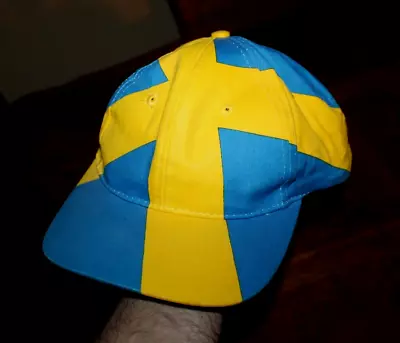 Vintage 1996 Atlanta Olympics GAMES Sweden Snapback Hat Cap Rare 90s HANES • $0.99